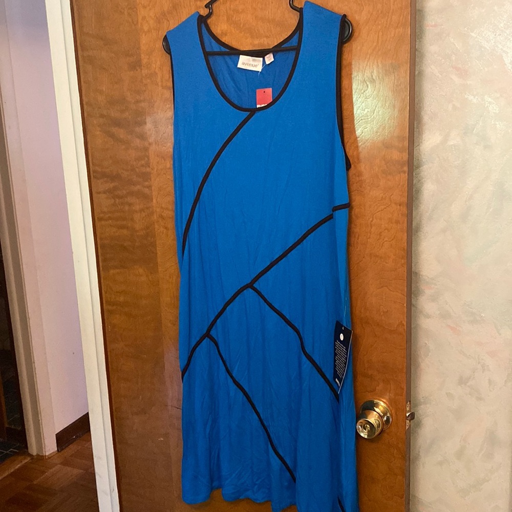 Black and blue summer dress size 18/20